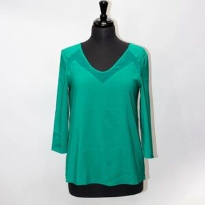 Express Green Long-Sleeved Blouse
